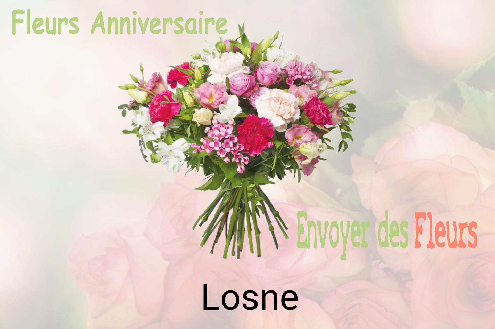 Bouquet de fleurs d’anniversaire livré à Losne